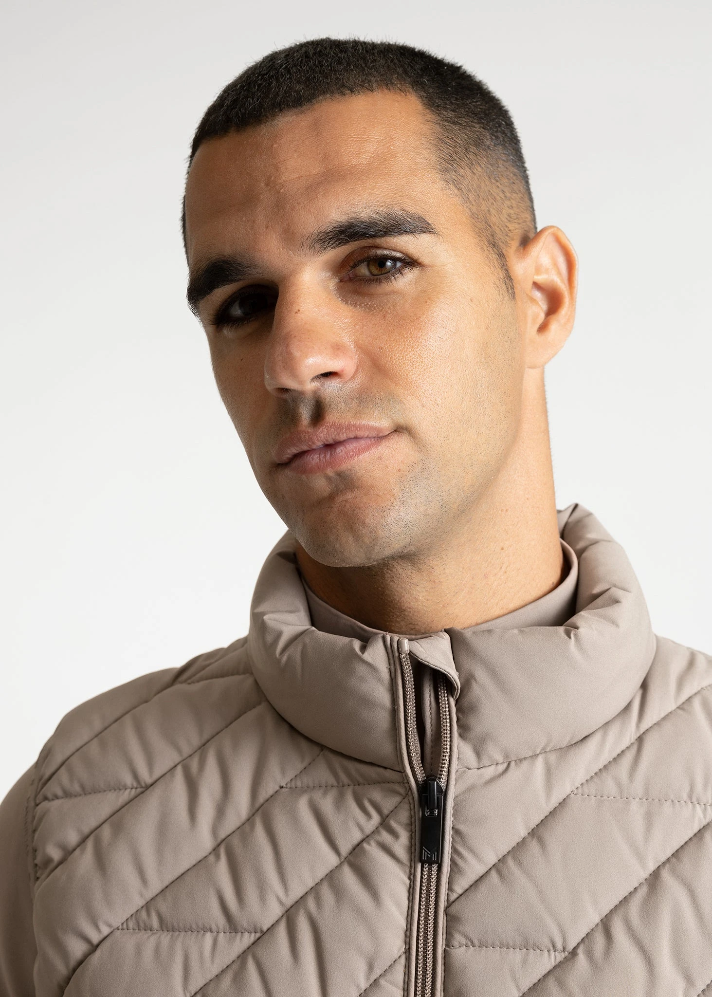 Maximilian Men Zenith Vest Taupe 6 Maximilian Men Zenith Vest Taupe - Image 6