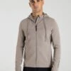 Maximilian Club Zip Hoodie Taupe