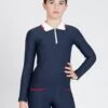Maximilian Young Rider Concept Long Sleeve Polo Shirt Navy