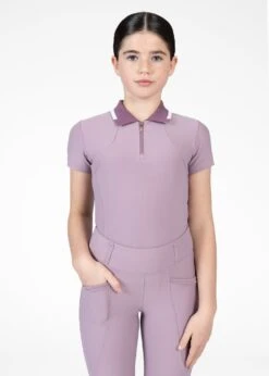Maximilian Young Rider Concept Short Sleeve Polo Shirt Orchid
