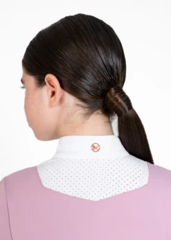 Maximilian Young Rider Sienna Long Sleeve Show Shirt Mauve -Maximilian Store IMG 2821