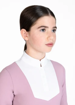 Maximilian Young Rider Sienna Long Sleeve Show Shirt Mauve -Maximilian Store IMG 2823