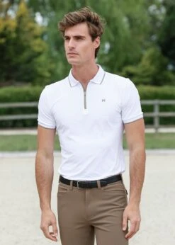 Maximilian Core Polo Shirt White