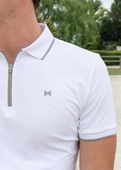 Maximilian Core Polo Shirt White 5 Maximilian Core Polo Shirt White -Maximilian Store IMG 2974