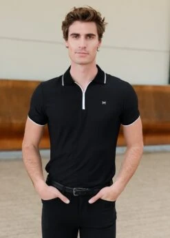 Maximilian Core Polo Shirt Black