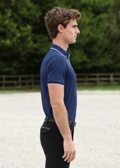 Maximilian Core Polo Shirt Navy 5 Maximilian Core Polo Shirt Navy -Maximilian Store IMG 2979