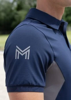 Maximilian Cross Polo Shirt Navy 10 Maximilian Cross Polo Shirt Navy -Maximilian Store IMG 2986
