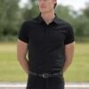 Maximilian Cross Polo Shirt Black