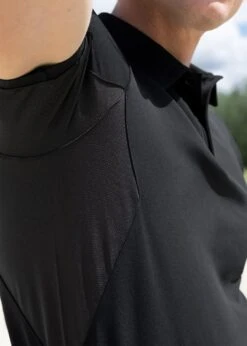 Maximilian Cross Polo Shirt Black 10 Maximilian Cross Polo Shirt Black -Maximilian Store IMG 2993