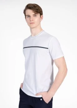 Maximilian Step Technical T-Shirt White