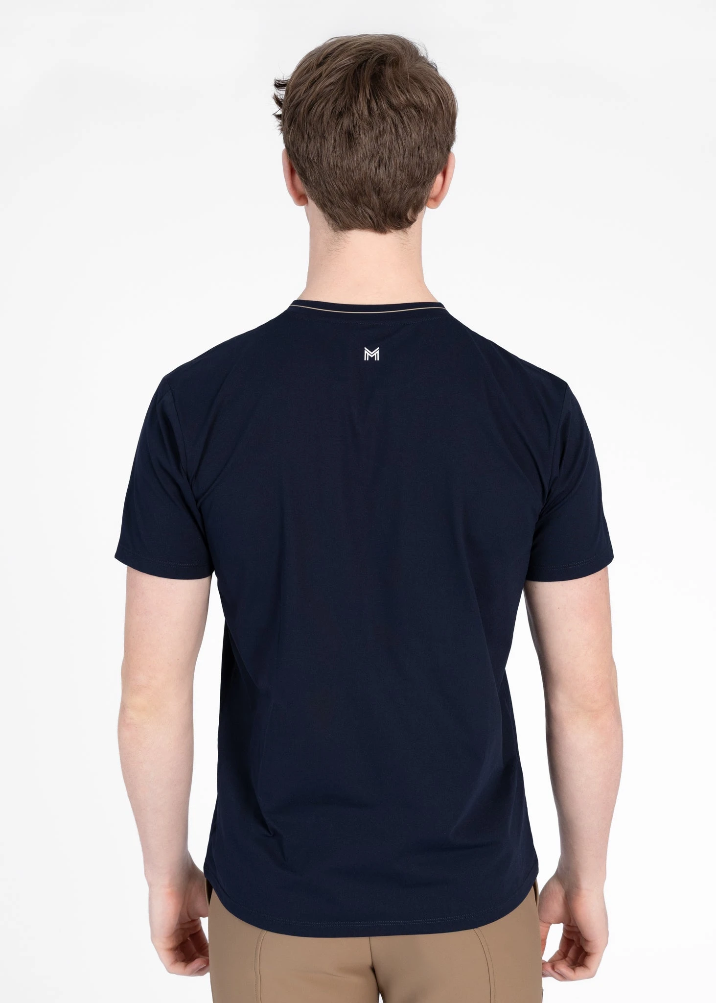 Maximilian Step Technical T-Shirt Navy 2 Maximilian Step Technical T-Shirt Navy - Image 2