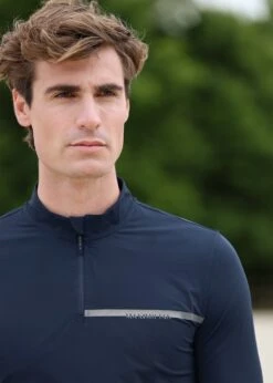 Maximilian Men Sunblocker Shirt Navy -Maximilian Store IMG 3010