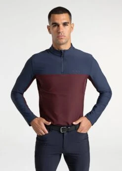 Maximilian Kent Base Layer Navy/Burgundy