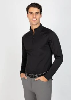 Maximilian Code Long Sleeve Base Layer Black