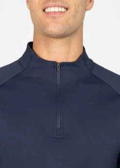 Maximilian Code Long Sleeve Base Layer Navy -Maximilian Store IMG 3054