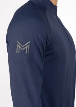 Maximilian Code Long Sleeve Base Layer Navy -Maximilian Store IMG 3055