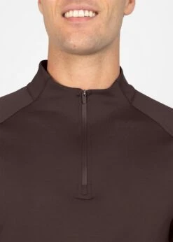 Maximilian Code Long Sleeve Base Layer Chocolate -Maximilian Store IMG 3060