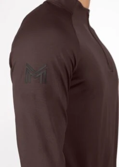Maximilian Code Long Sleeve Base Layer Chocolate -Maximilian Store IMG 3061