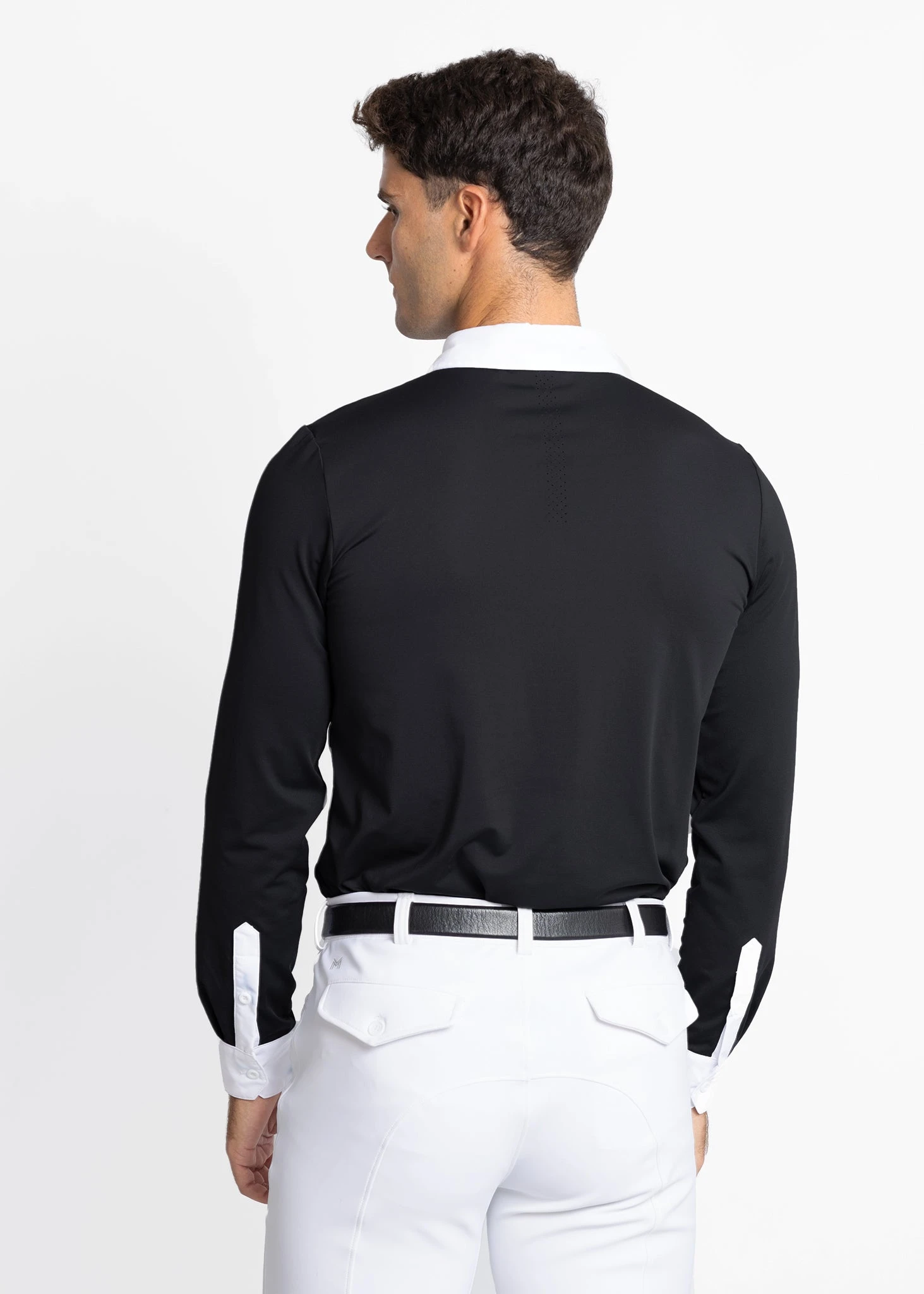 Maximilian Active Long Sleeve Competition Shirt Black 2 Maximilian Active Long Sleeve Competition Shirt Black - Image 2