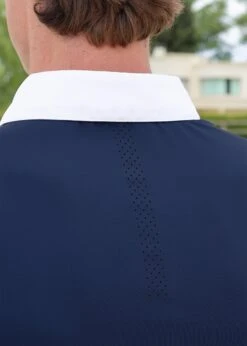 Maximilian Active Short Sleeve Competition Shirt Navy 7 Maximilian Active Short Sleeve Competition Shirt Navy -Maximilian Store IMG 3082