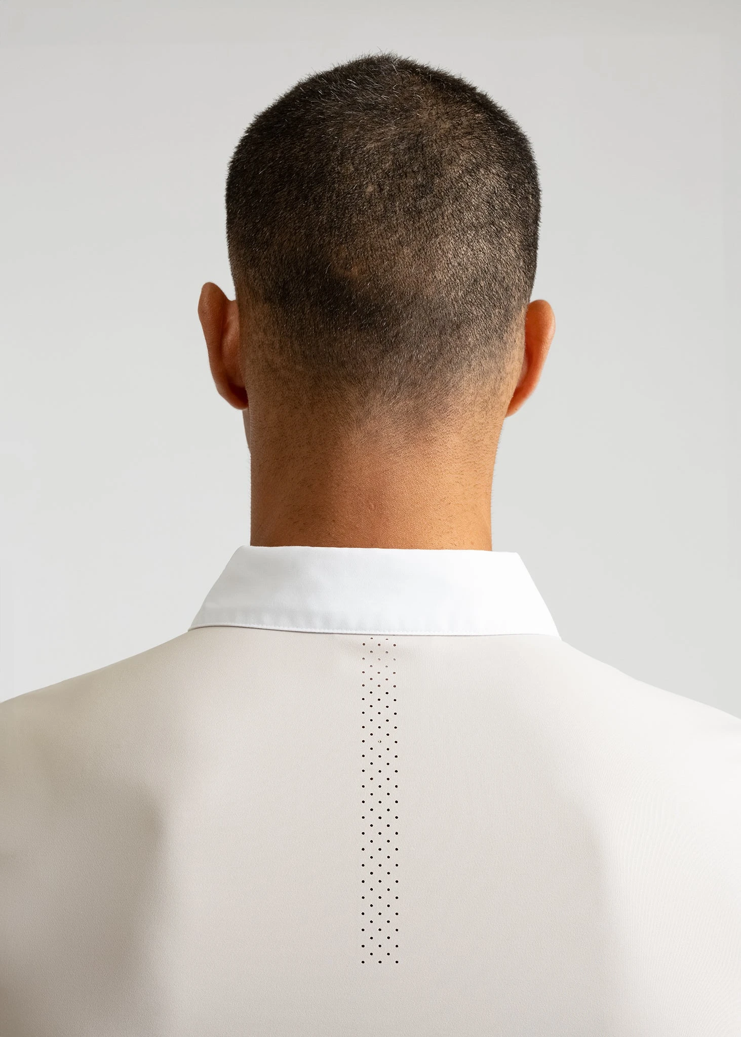 Maximilian Active Short Sleeve Competition Shirt Beige 4 Maximilian Active Short Sleeve Competition Shirt Beige - Image 4