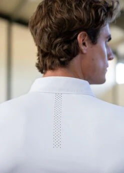 Maximilian Active Short Sleeve Competition Shirt White -Maximilian Store IMG 3092