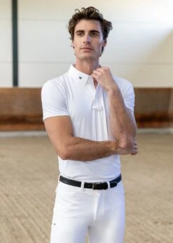 Maximilian Active Short Sleeve Competition Shirt White
