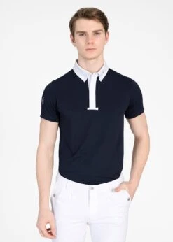 Maximilian Focus Short Sleeve Competition Shirt Navy