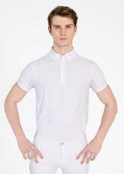 Maximilian Focus Short Sleeve Competition Shirt White