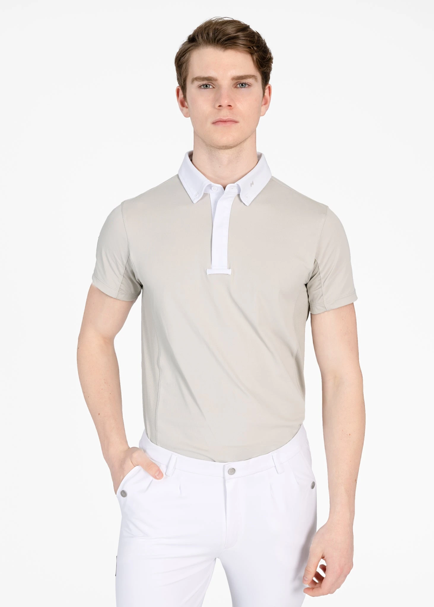 Maximilian Focus Short Sleeve Competition Shirt Sand 1 Maximilian Focus Short Sleeve Competition Shirt Sand