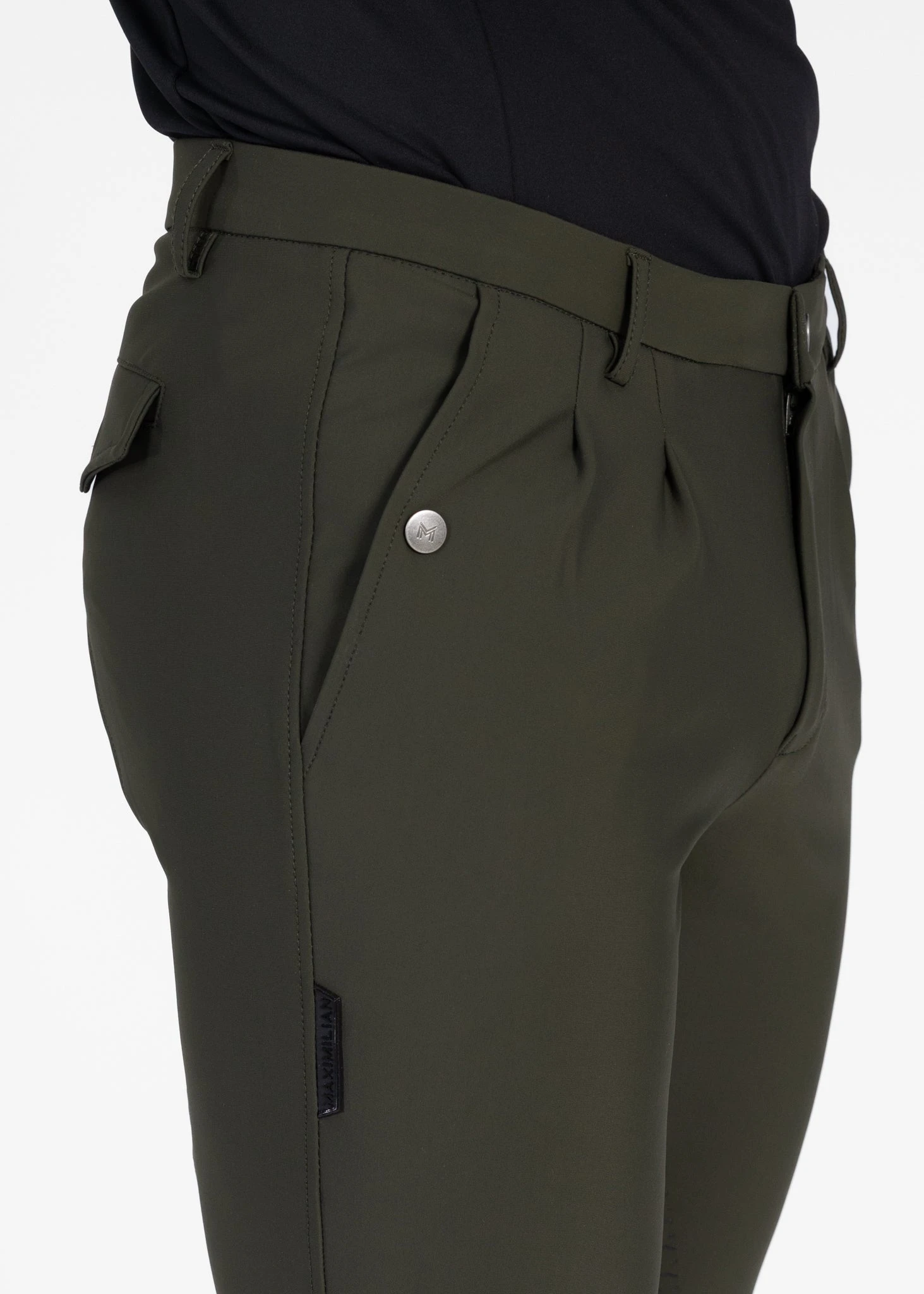 Maximilian Founder Breeches Moss 4 Maximilian Founder Breeches Moss - Image 4