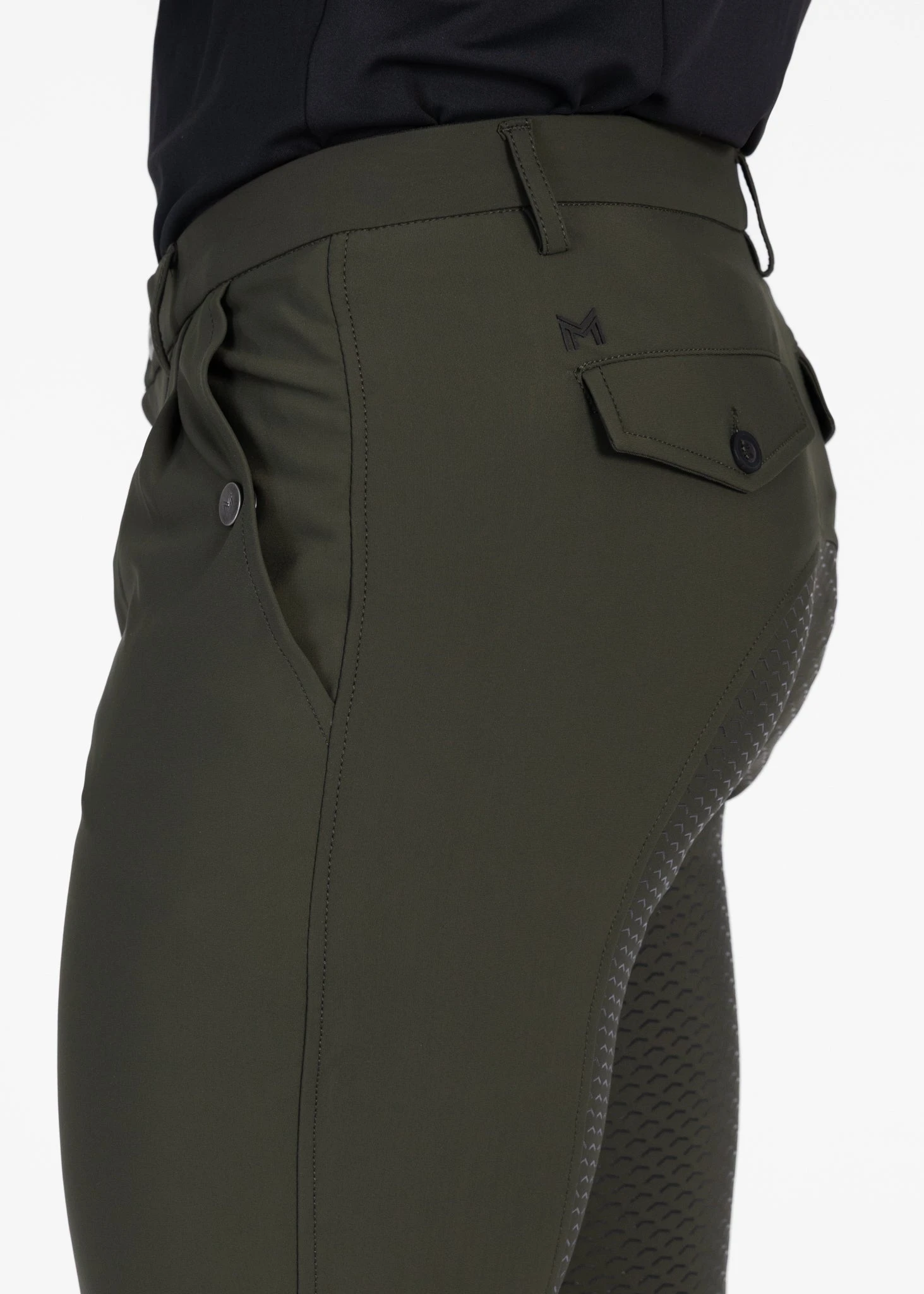 Maximilian Founder Breeches Moss 3 Maximilian Founder Breeches Moss - Image 3