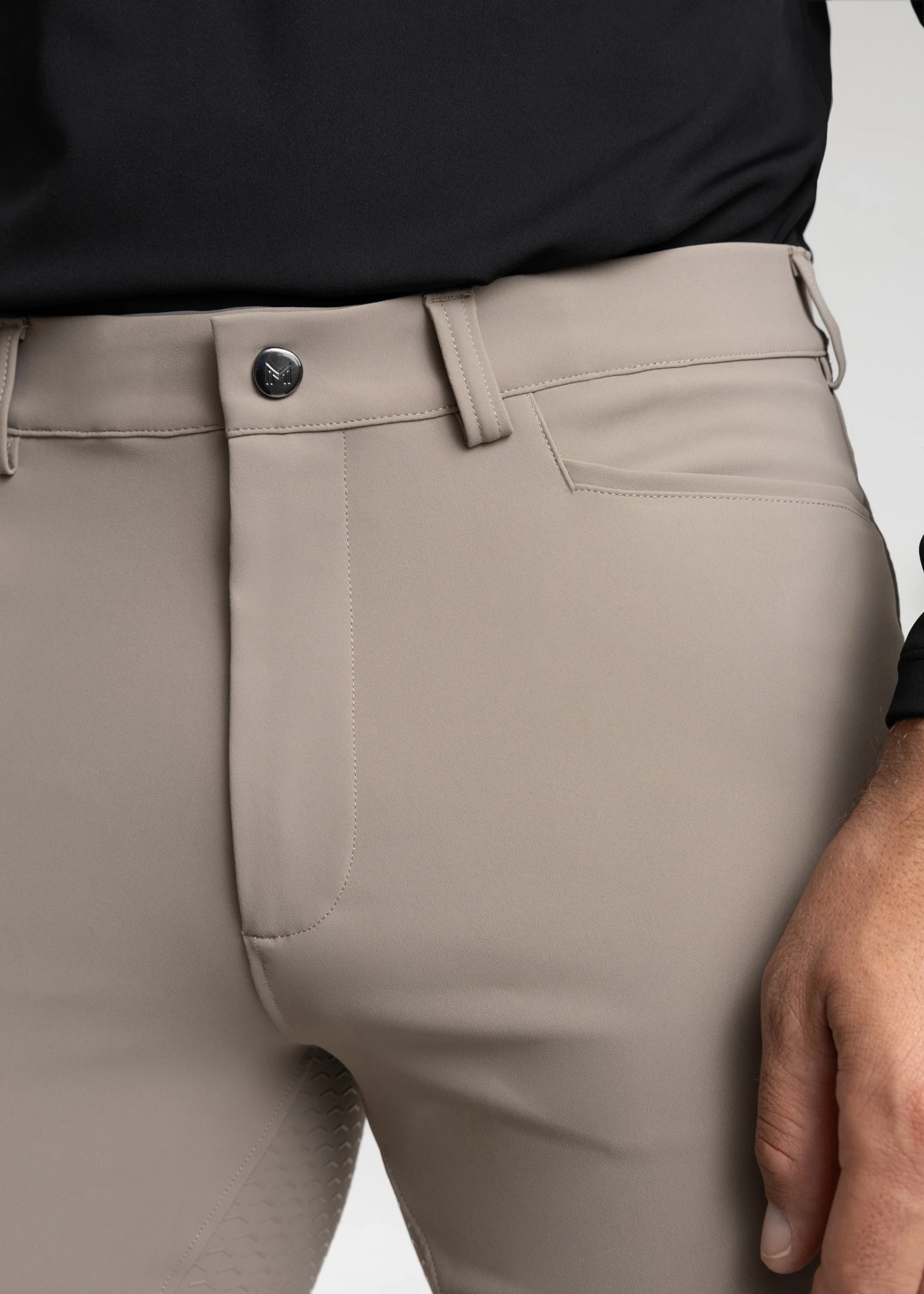 Maximilian Performance Breeches Taupe 3 Maximilian Performance Breeches Taupe - Image 3