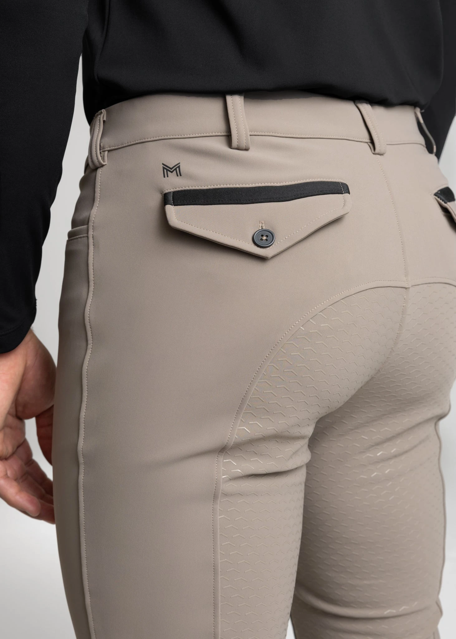 Maximilian Performance Breeches Taupe 4 Maximilian Performance Breeches Taupe - Image 4