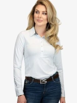 PS Of Sweden June Shirt Light Blue & White