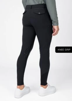 Maximilian Vector Breeches Black 21 Maximilian Vector Breeches Black -Maximilian Store KNEEGRIP