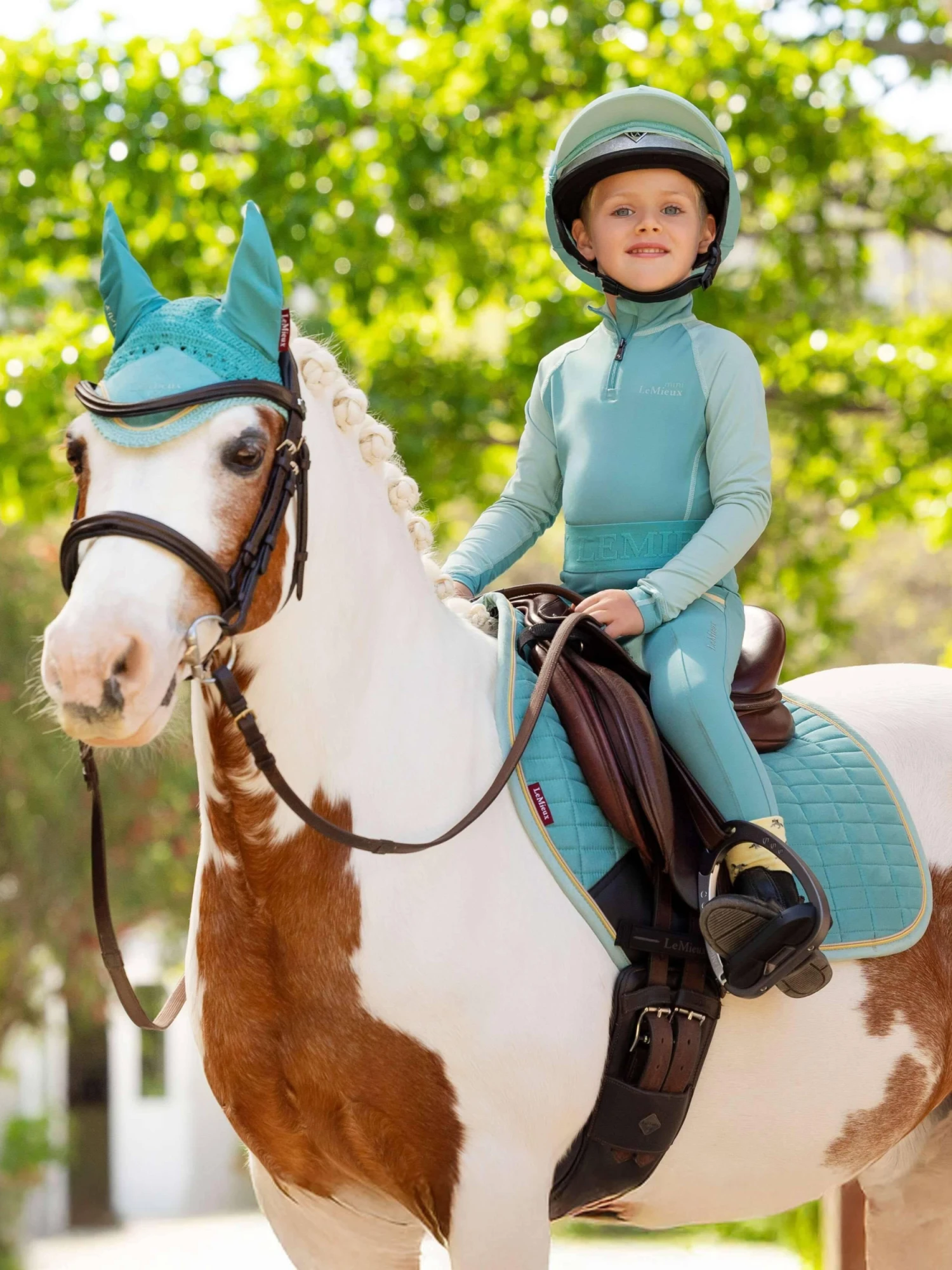 LeMieux Mini Base Layer Lagoon 3 LeMieux Mini Base Layer Lagoon - Image 3