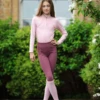 LeMieux Young Rider Orla Pull On Breeches Rosewood