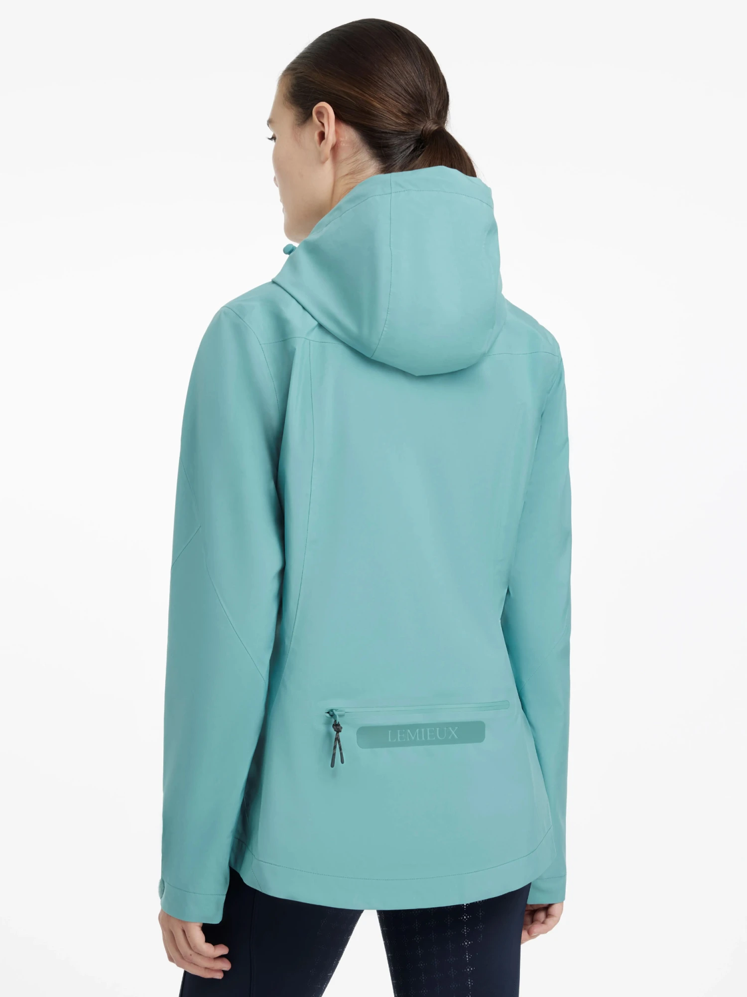 LeMieux Isla Short Waterproof Jacket Lagoon 2 LeMieux Isla Short Waterproof Jacket Lagoon - Image 2