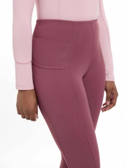 LeMieux Naomi Pull On Breeches Rosewood -Maximilian Store LeMieux SS25 45