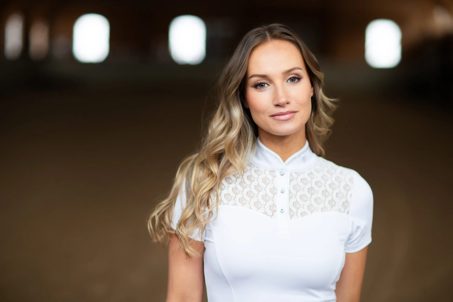 Equestrian Stockholm Crystal Champion Short-Sleeve Top White 2 Equestrian Stockholm Crystal Champion Short-Sleeve Top White - Image 2