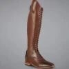 Premier Equine Maurizia Ladies Lace Front Leather Riding Boots Brown