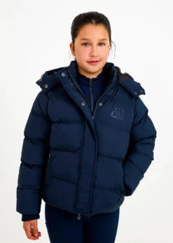 Aztec Diamond Young Rider Puffer Jacket Navy