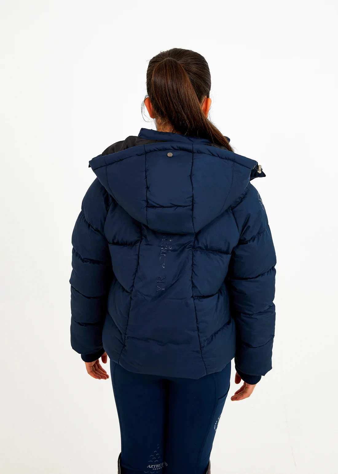 Aztec Diamond Young Rider Puffer Jacket Navy 2 Aztec Diamond Young Rider Puffer Jacket Navy - Image 2