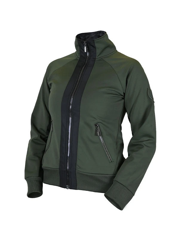 Equestrian Stockholm Bounded Fleece Jacket Deep Olivine 1 Equestrian Stockholm Bounded Fleece Jacket Deep Olivine
