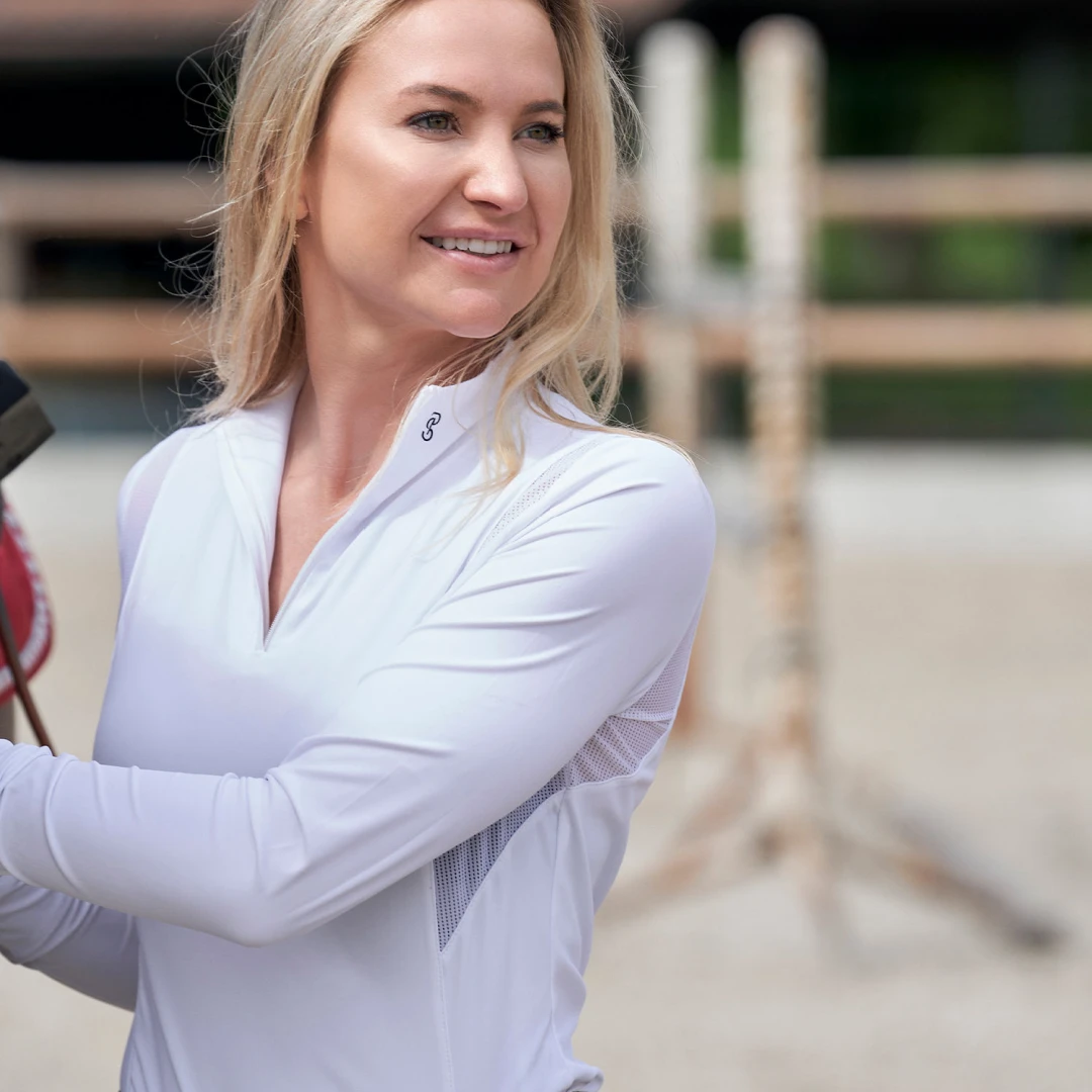 PS Of Sweden Madison L/S Competition Shirt White 1 PS Of Sweden Madison L/S Competition Shirt White