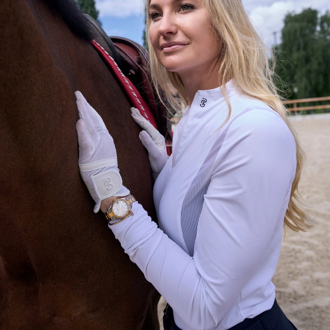 PS Of Sweden Madison L/S Competition Shirt White 2 PS Of Sweden Madison L/S Competition Shirt White - Image 2