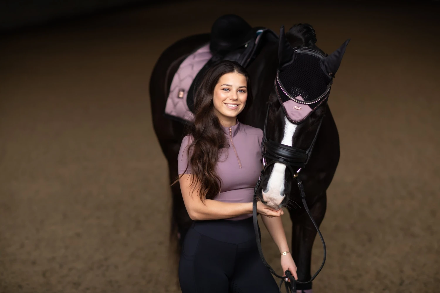 Equestrian Stockholm Illusion Base Layer Anemone 4 Equestrian Stockholm Illusion Base Layer Anemone - Image 4