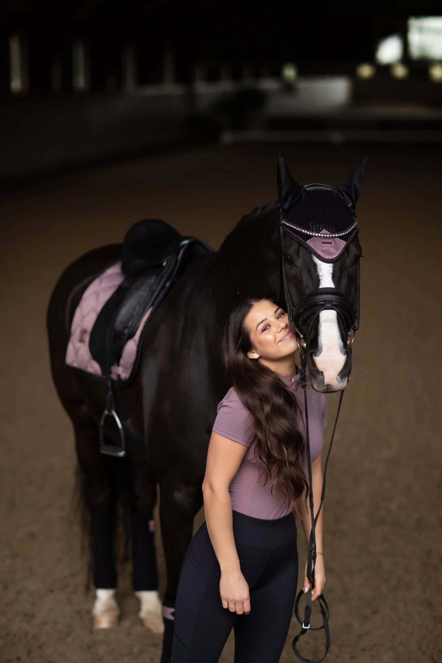 Equestrian Stockholm Illusion Base Layer Anemone 3 Equestrian Stockholm Illusion Base Layer Anemone - Image 3