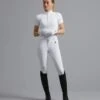 Premier Equine Sophia Ladies Full Seat High Waist Competition Riding Breeches White